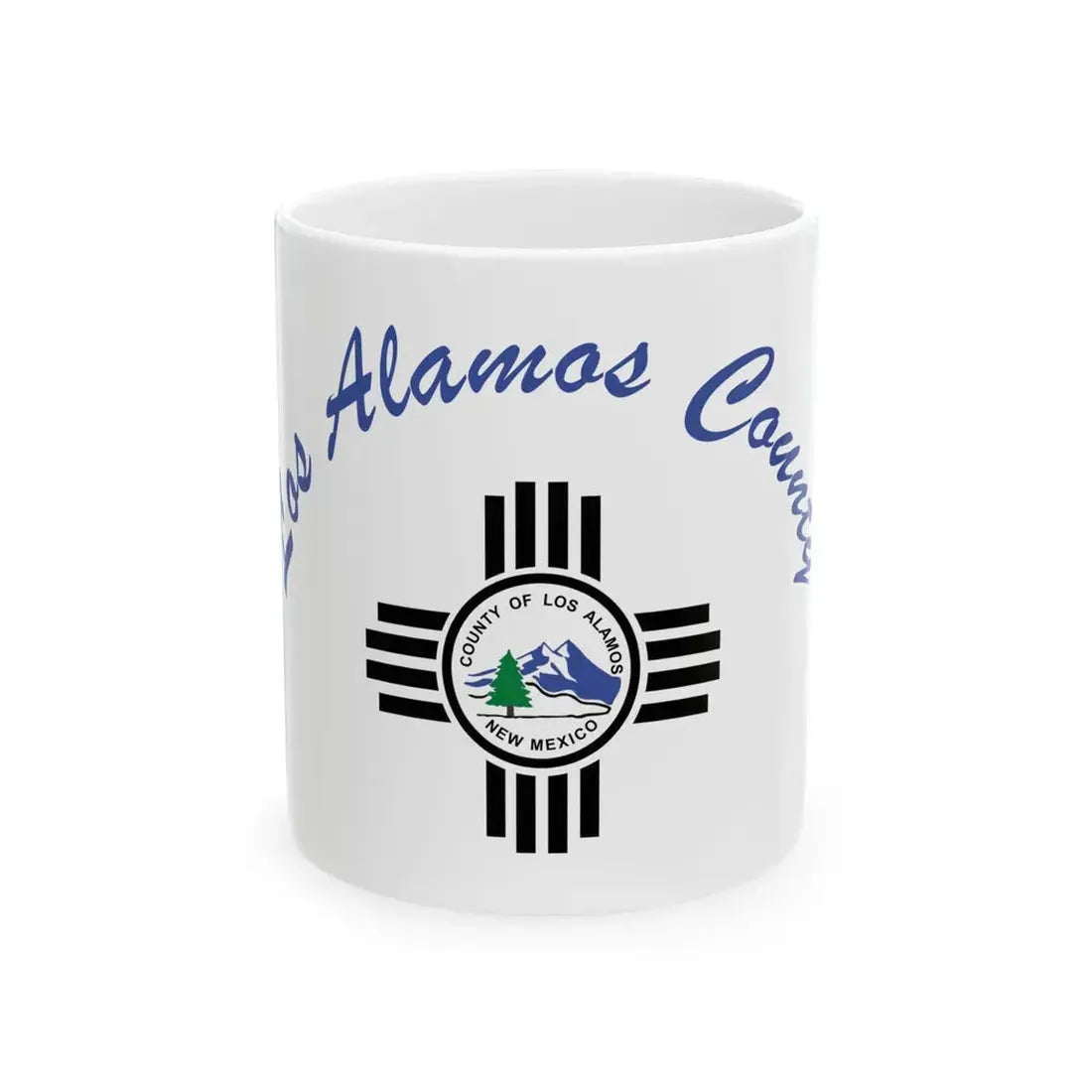 Flag of Los Alamos County New Mexico (Mexico) White Coffee Mug 11oz - Go Mug Yourself
