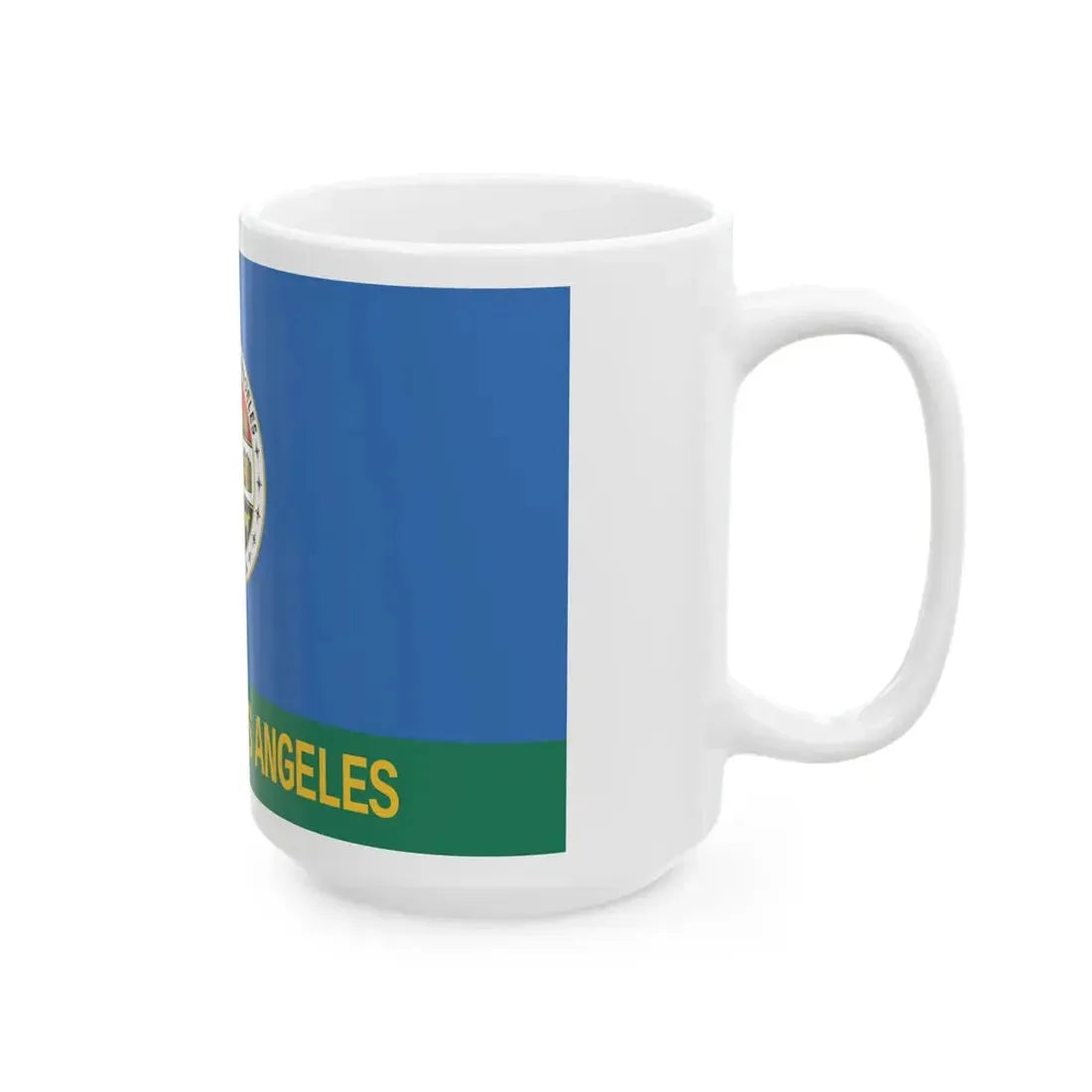 Flag of Los Angeles County California (United States) White Coffee Mug - Go Mug Yourself