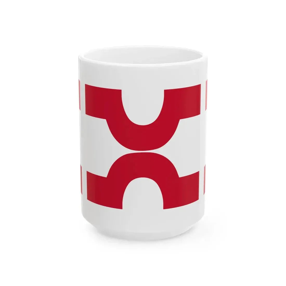 Flag of Losser (Netherlands) White Coffee Mug 15oz - Go Mug Yourself