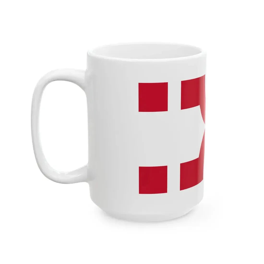 Flag of Losser (Netherlands) White Coffee Mug - Go Mug Yourself