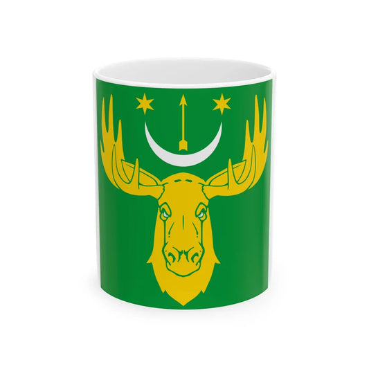 Flag of Losynets (Ukraine) White Coffee Mug 11oz - Go Mug Yourself