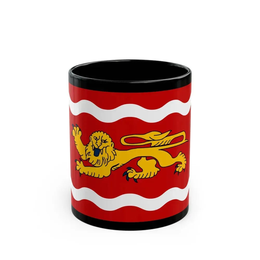 Flag of Lot et Garonne France - Black Coffee Mug 11oz - Go Mug Yourself