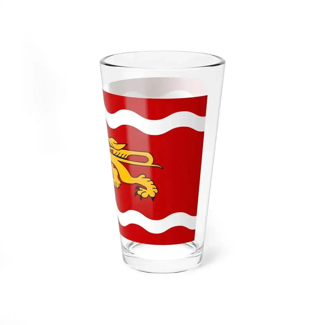 Flag of Lot et Garonne France - Pint Glass 16oz - Go Mug Yourself