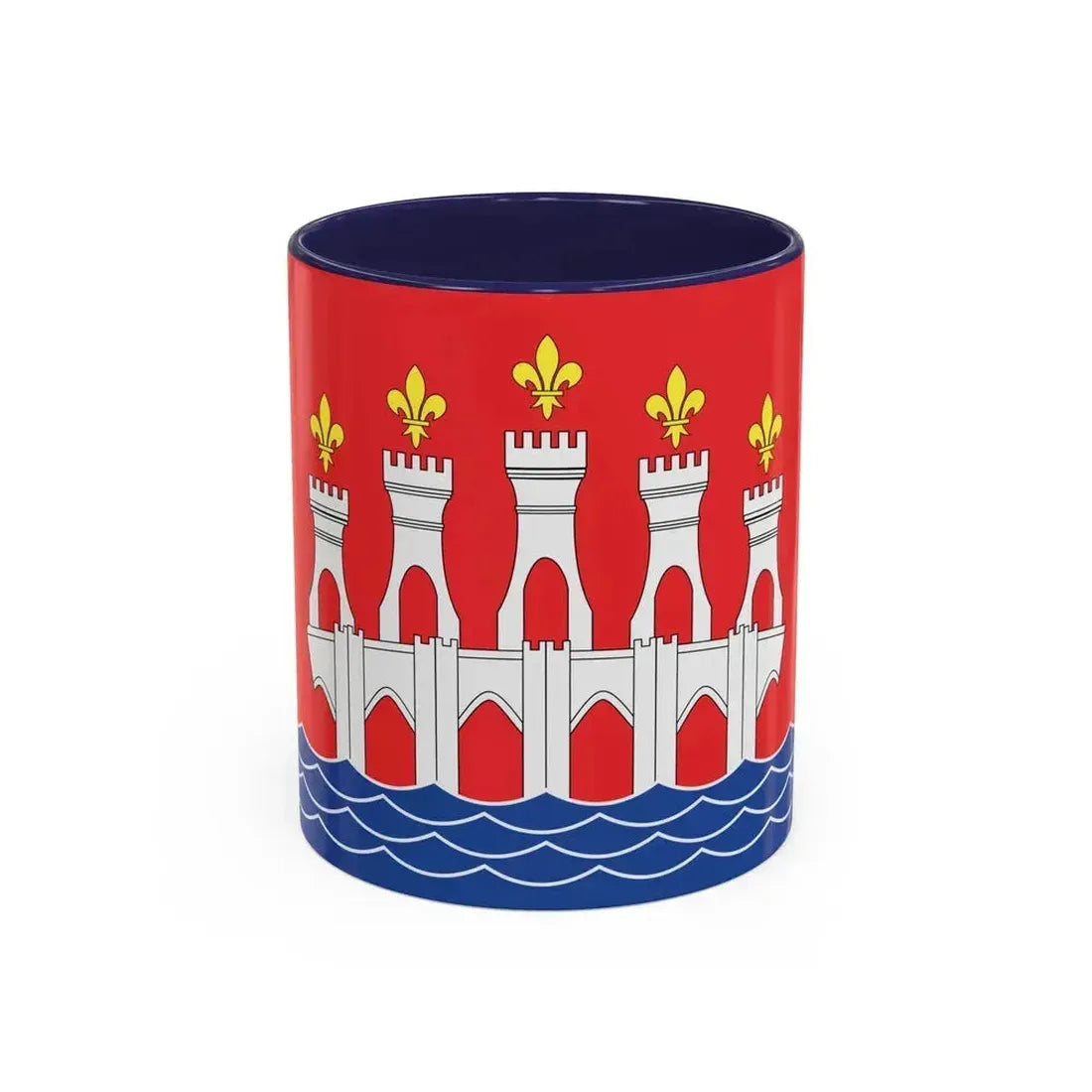 Flag of Lot France 2 - Accent Coffee Mug 11oz Navy - Go Mug Yourself