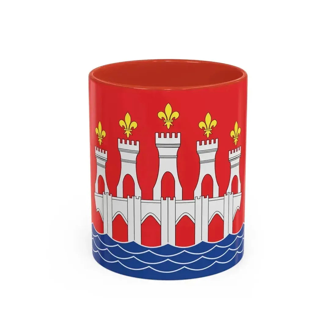 Flag of Lot France 2 - Accent Coffee Mug 11oz Red - Go Mug Yourself