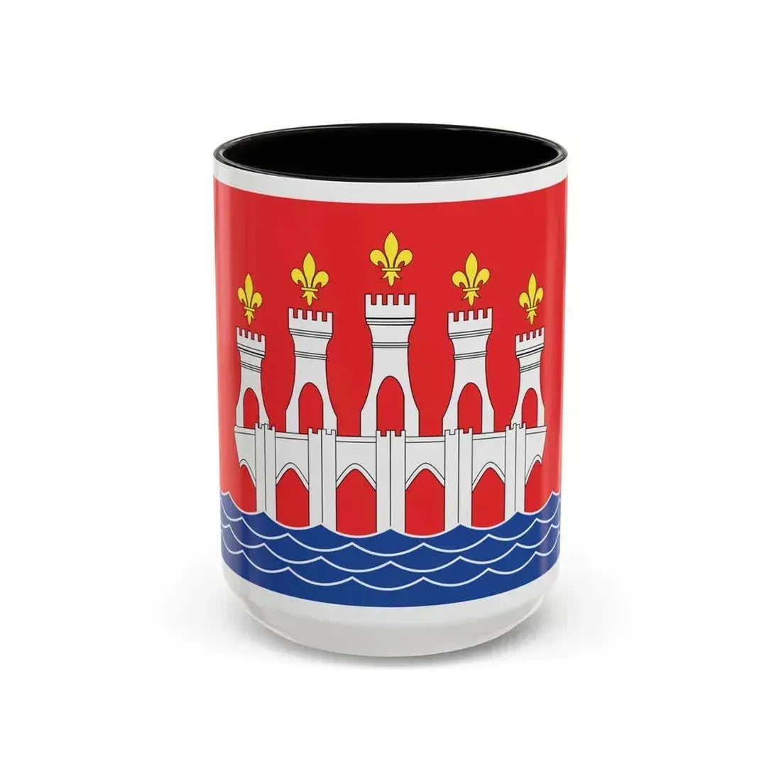 Flag of Lot France 2 - Accent Coffee Mug 15oz Black - Go Mug Yourself