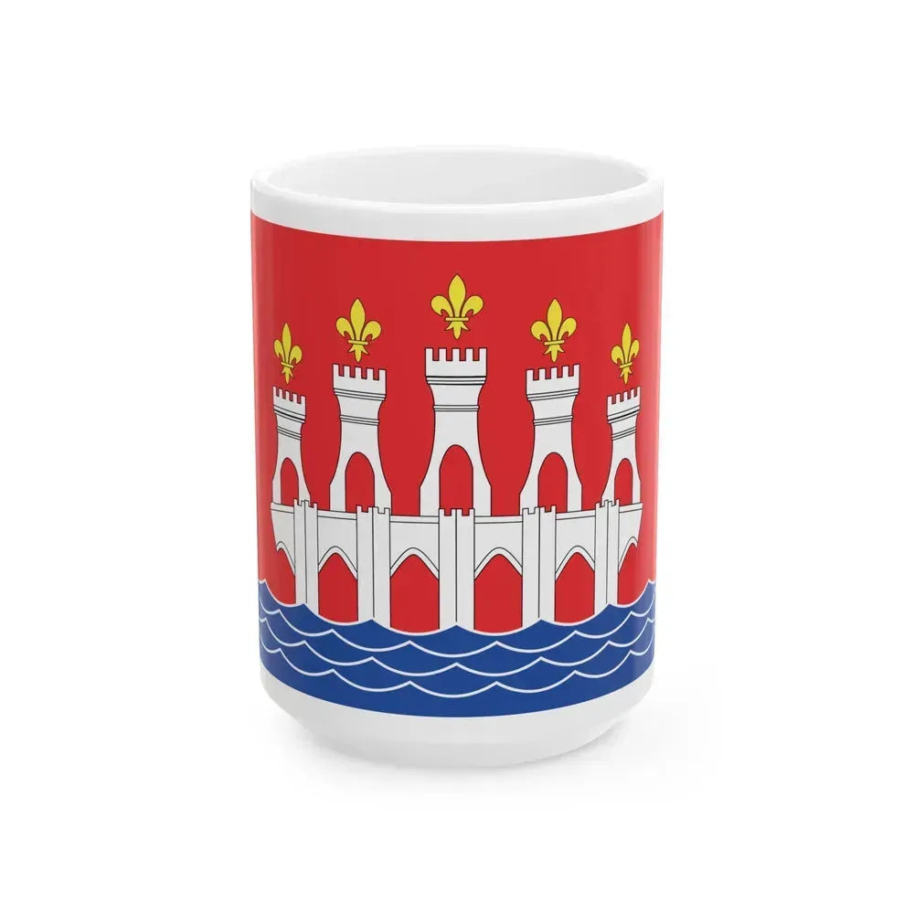 Flag of Lot France 2 - White Coffee Mug 15oz - Go Mug Yourself