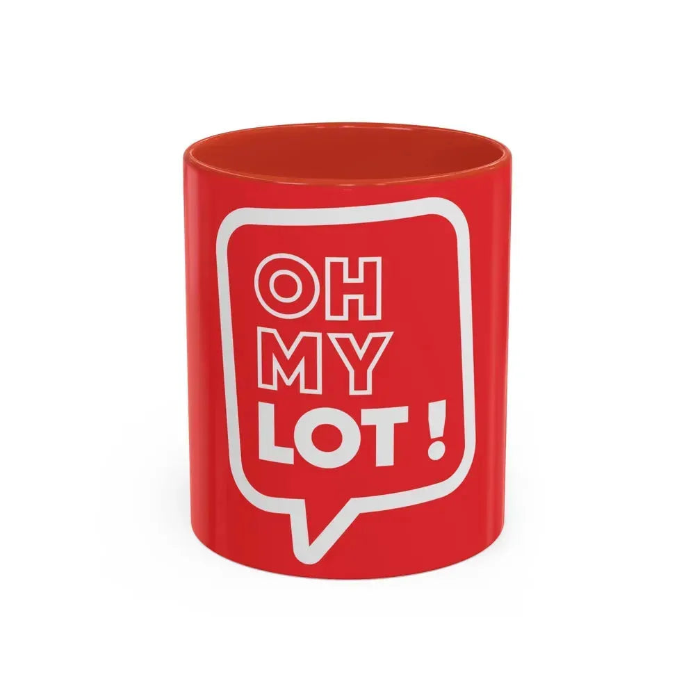 Flag of Lot France - Accent Coffee Mug 11oz Red - Go Mug Yourself