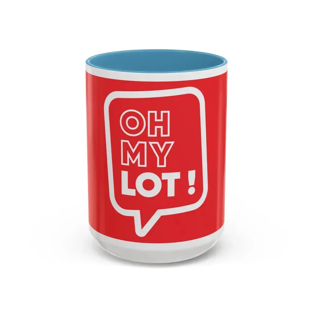 Flag of Lot France - Accent Coffee Mug 15oz Light Blue - Go Mug Yourself