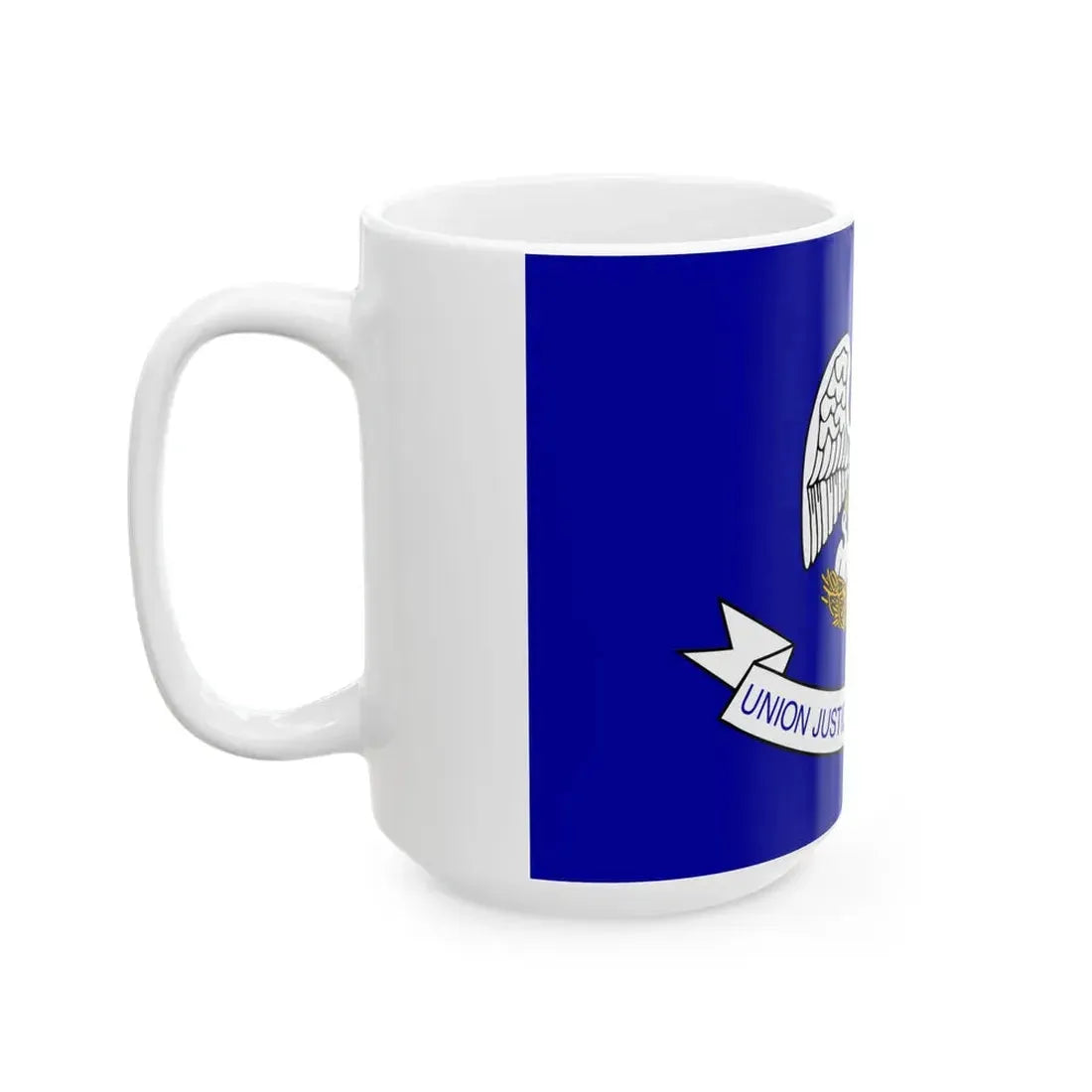 Flag of Louisiana 1912-2006 (United States) White Coffee Mug - Go Mug Yourself