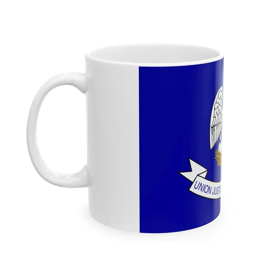 Flag of Louisiana 2006-2010 (United States) White Coffee Mug - Go Mug Yourself