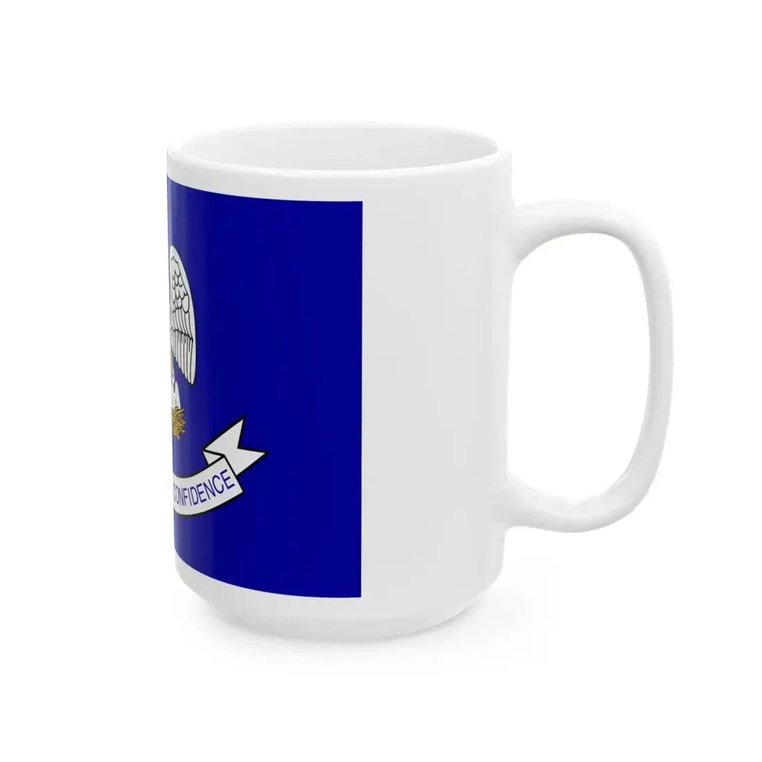 Flag of Louisiana 2006-2010 (United States) White Coffee Mug - Go Mug Yourself