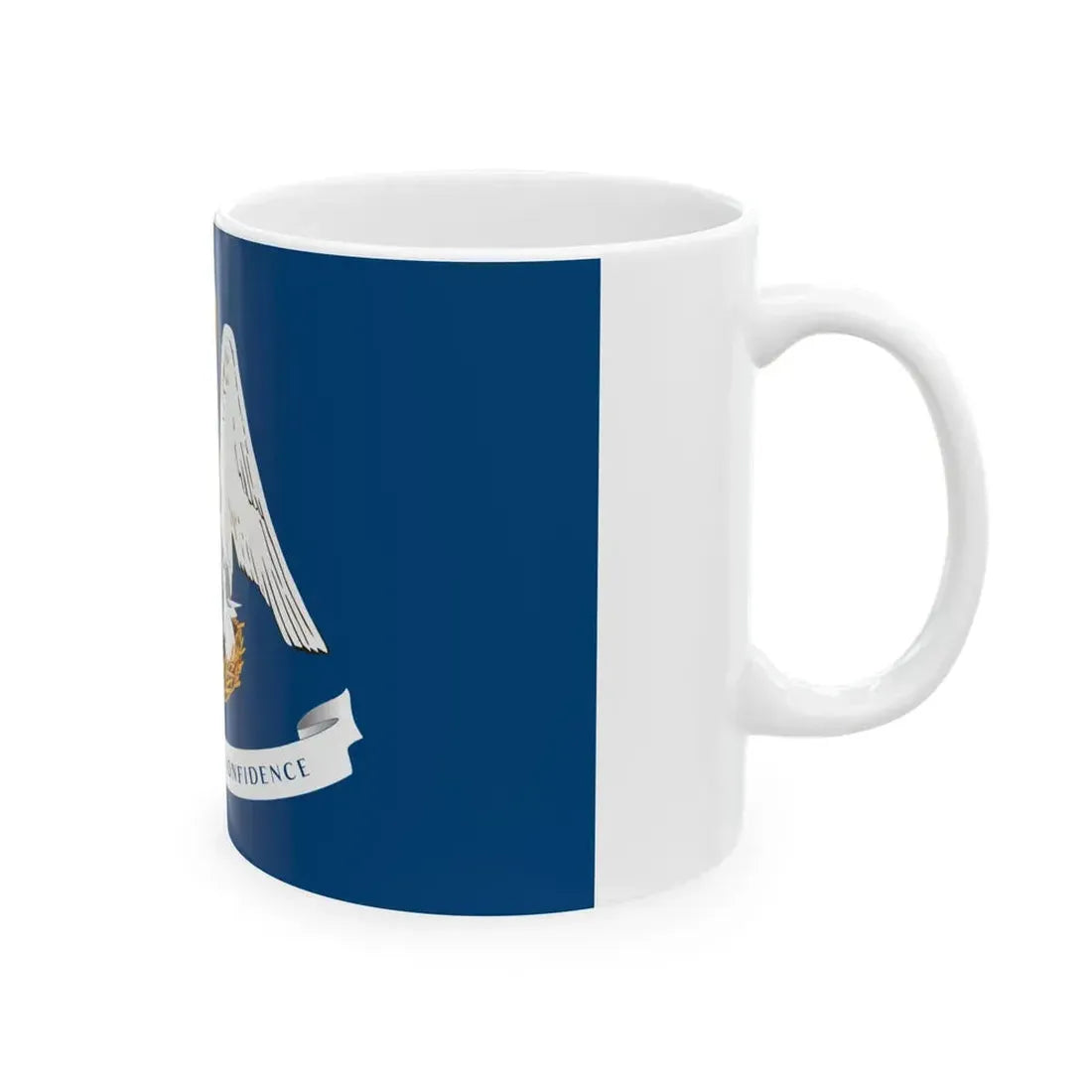Flag of Louisiana 3-2 (United States) White Coffee Mug - Go Mug Yourself
