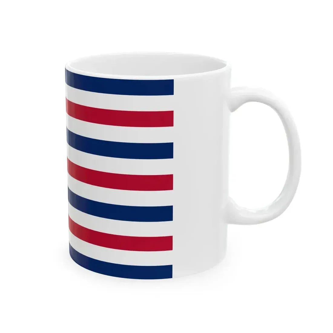 Flag of Louisiana February 1861 (United States) White Coffee Mug - Go Mug Yourself