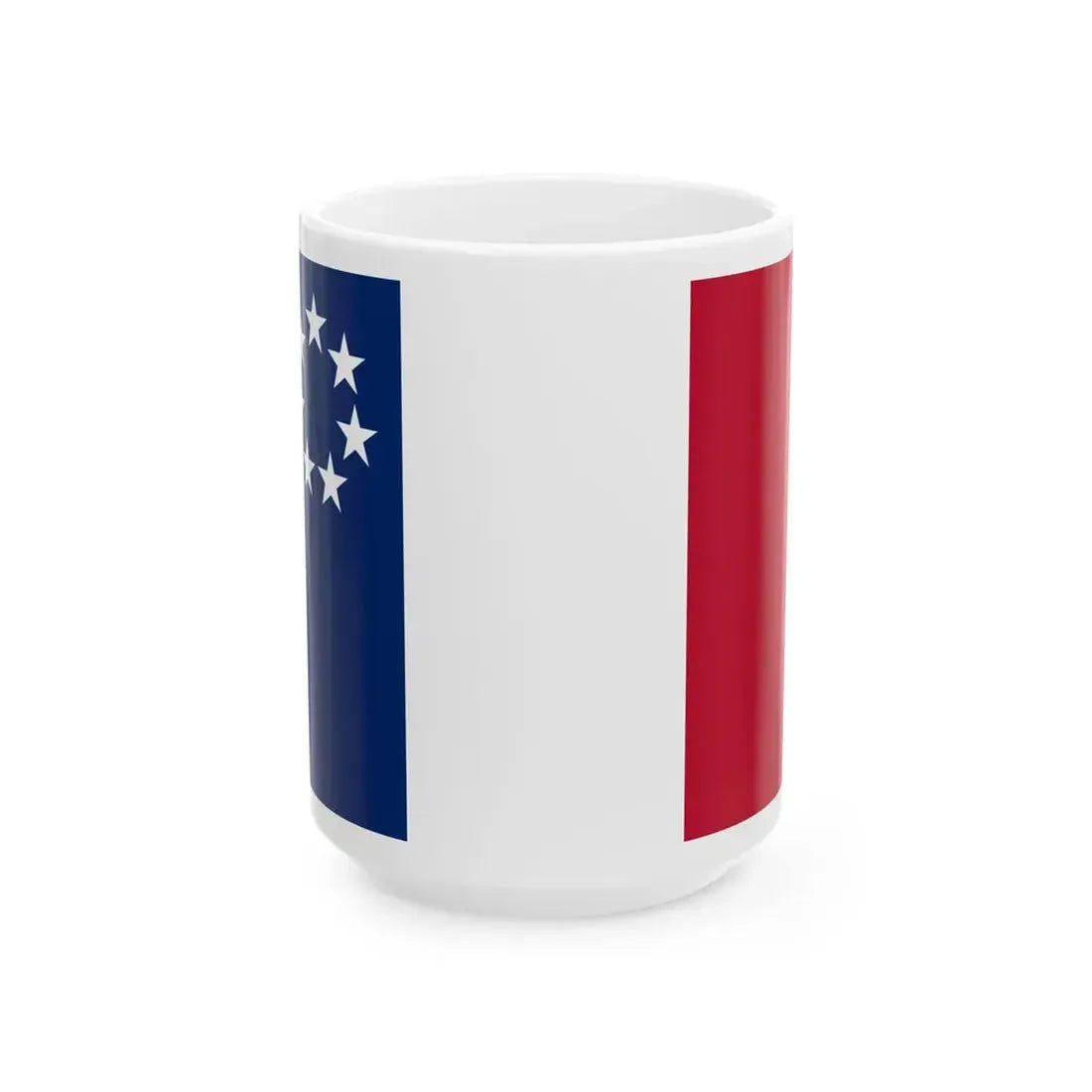 Flag of Louisiana January 1861 (United States) White Coffee Mug 15oz - Go Mug Yourself