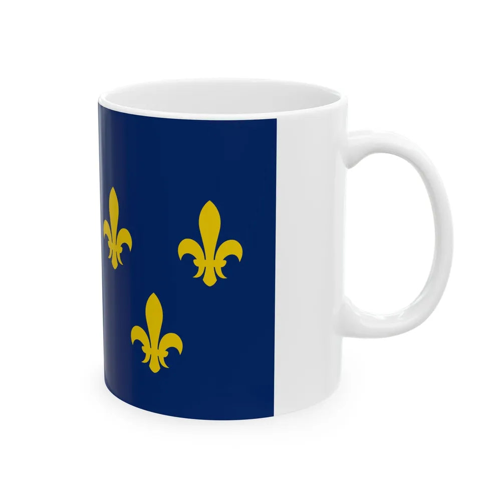 Flag of Louisville Kentucky 1934-2003 (United States) White Coffee Mug - Go Mug Yourself