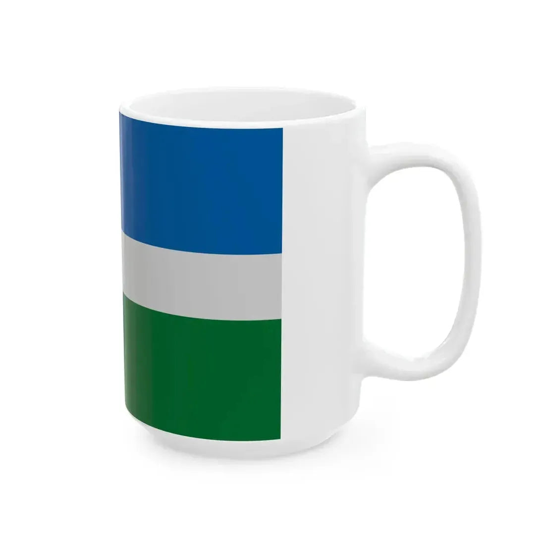 Flag of Lovas (Hungary) White Coffee Mug - Go Mug Yourself
