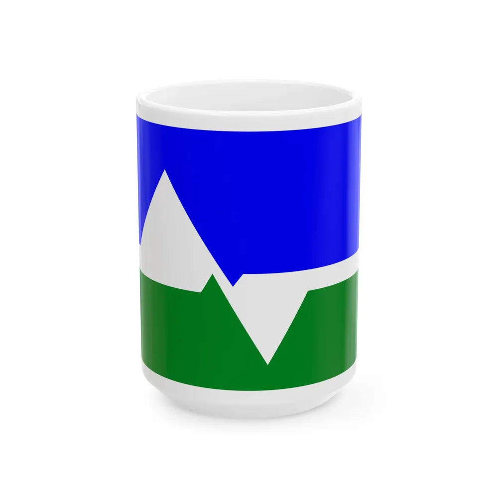 Flag of Loveland Colorado (United States) White Coffee Mug 15oz - Go Mug Yourself