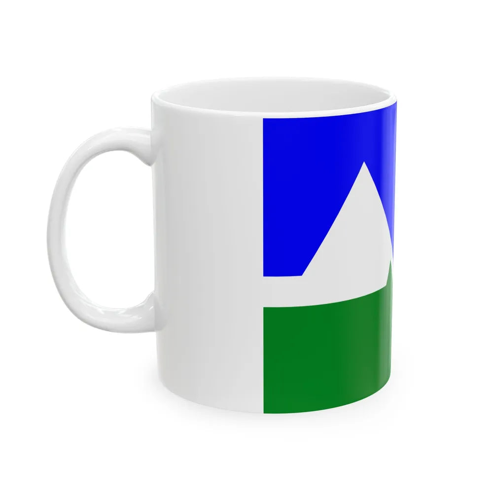 Flag of Loveland Colorado (United States) White Coffee Mug - Go Mug Yourself