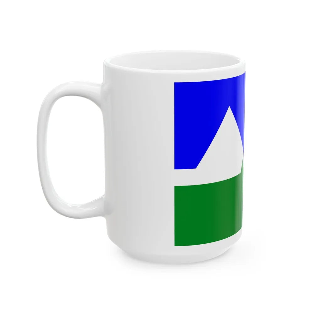 Flag of Loveland Colorado (United States) White Coffee Mug - Go Mug Yourself