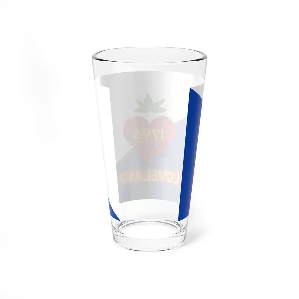 Flag of Loveland, Ohio - Pint Glass 16oz - Go Mug Yourself