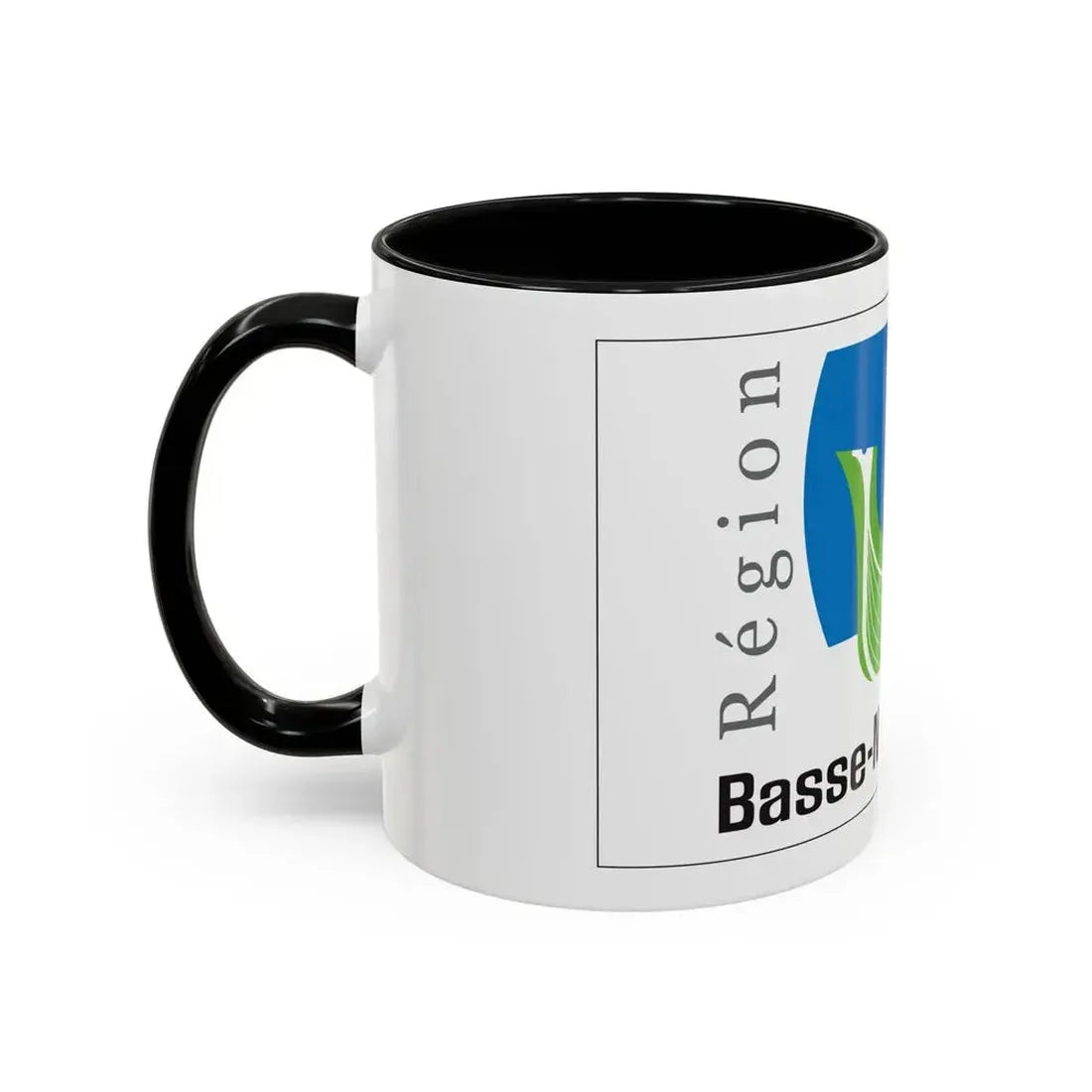 Flag of Lower Normandy France 2 - Accent Coffee Mug - Go Mug Yourself