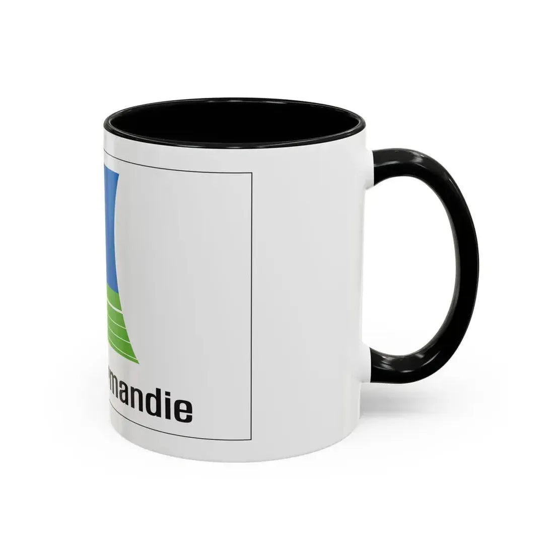Flag of Lower Normandy France 2 - Accent Coffee Mug - Go Mug Yourself
