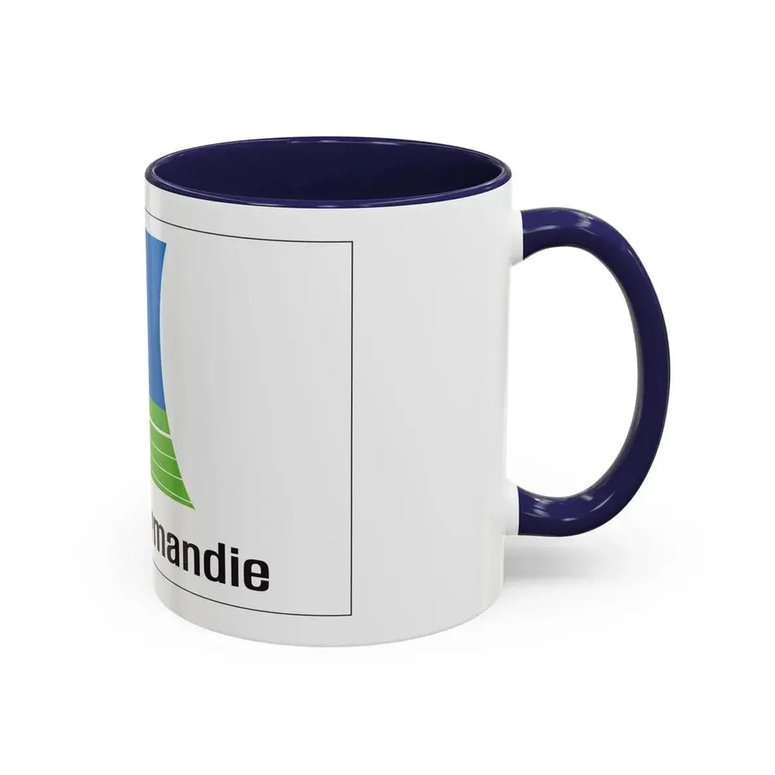 Flag of Lower Normandy France 2 - Accent Coffee Mug - Go Mug Yourself