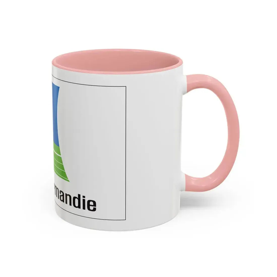 Flag of Lower Normandy France 2 - Accent Coffee Mug - Go Mug Yourself