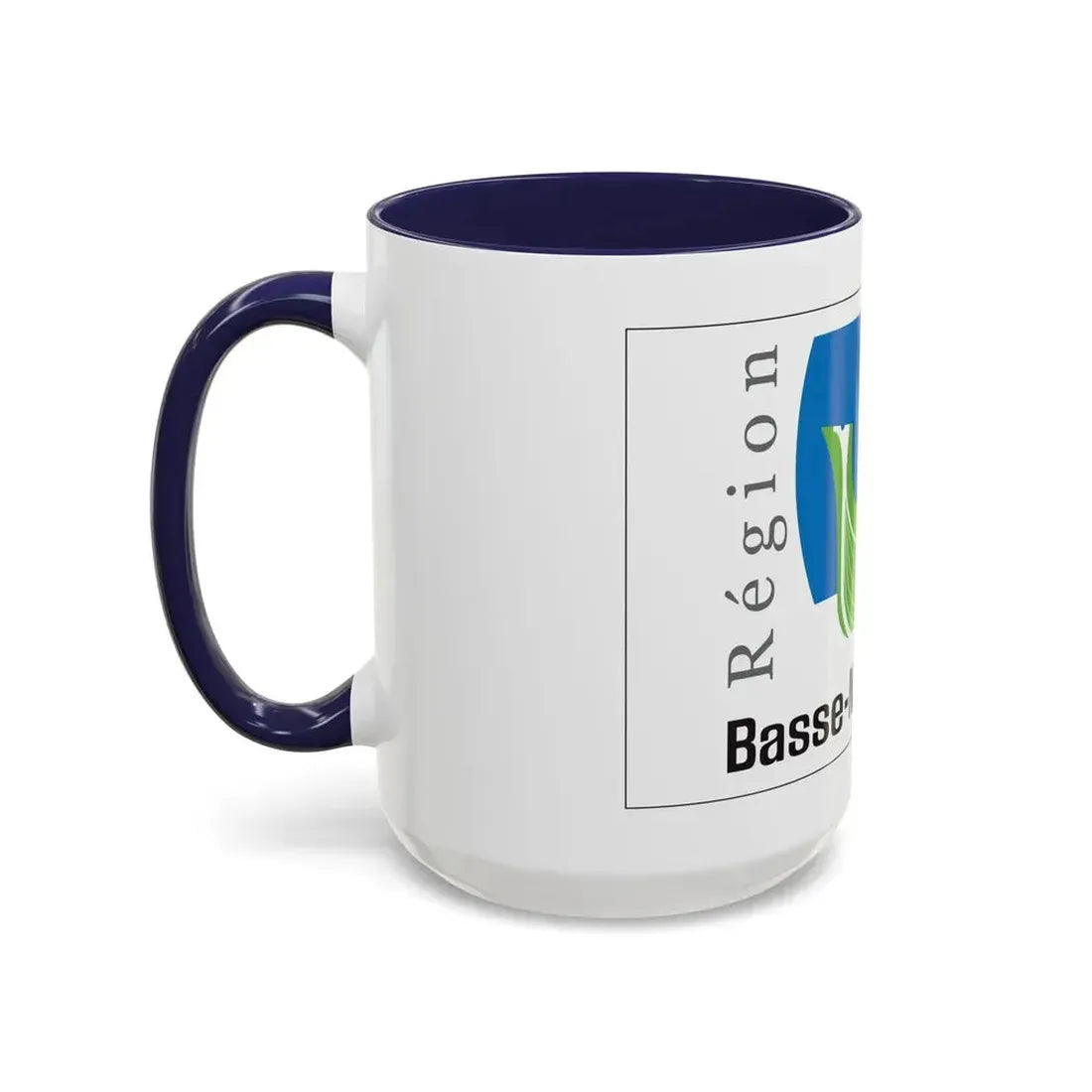 Flag of Lower Normandy France 2 - Accent Coffee Mug - Go Mug Yourself