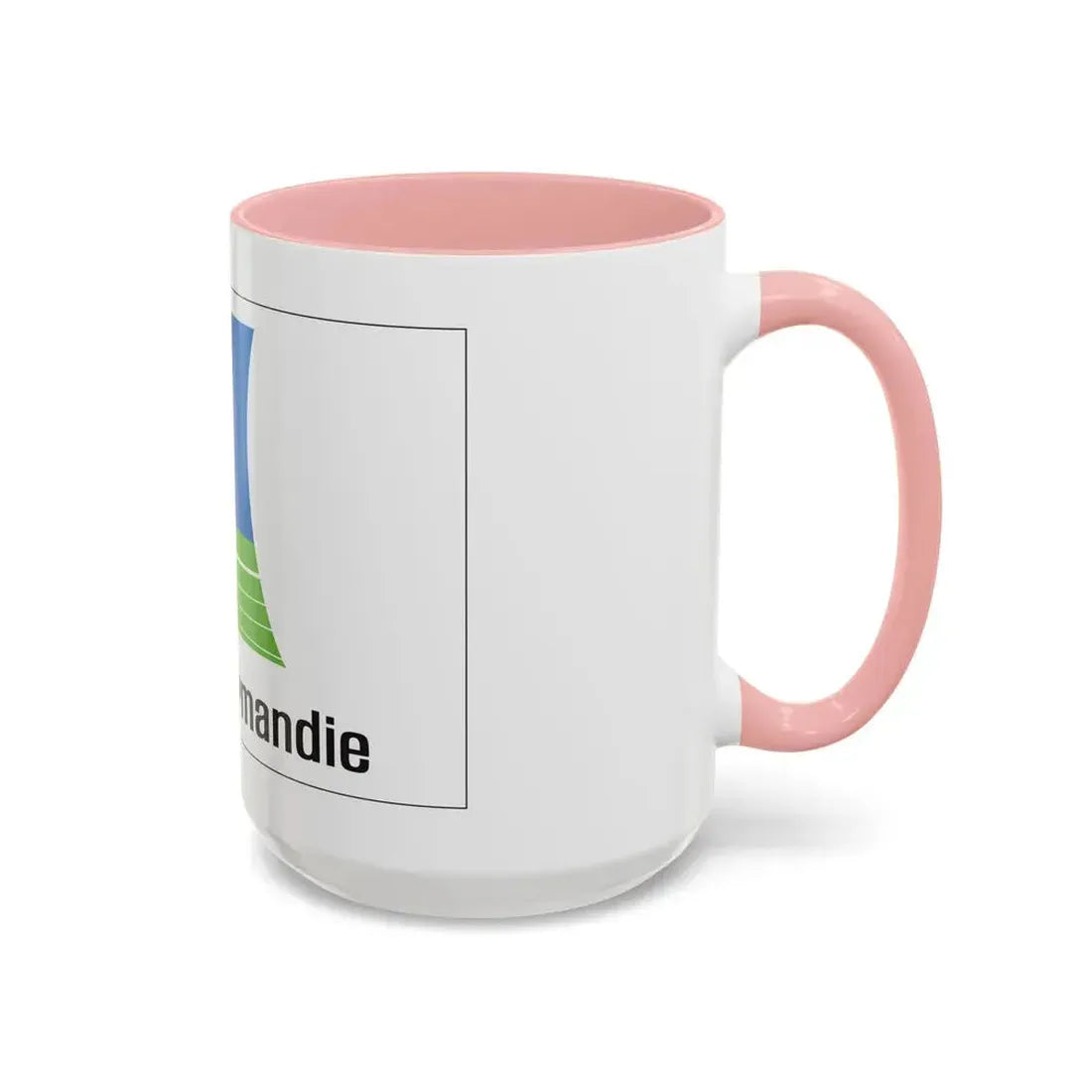Flag of Lower Normandy France 2 - Accent Coffee Mug - Go Mug Yourself