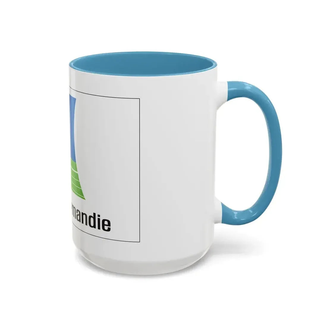 Flag of Lower Normandy France 2 - Accent Coffee Mug - Go Mug Yourself