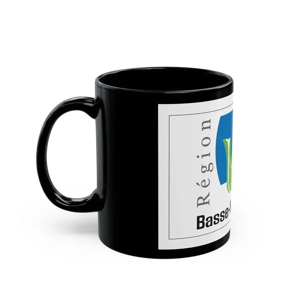Flag of Lower Normandy France 2 - Black Coffee Mug - Go Mug Yourself