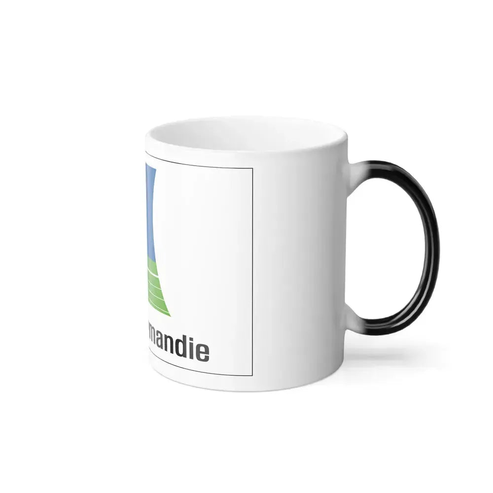 Flag of Lower Normandy France 2 - Color Changing Coffee Mug - Go Mug Yourself
