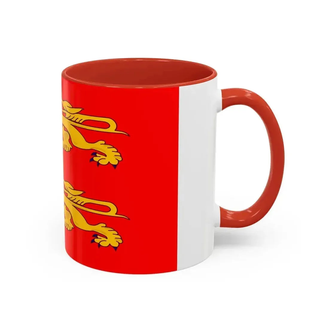Flag of Lower Normandy France - Accent Coffee Mug - Go Mug Yourself