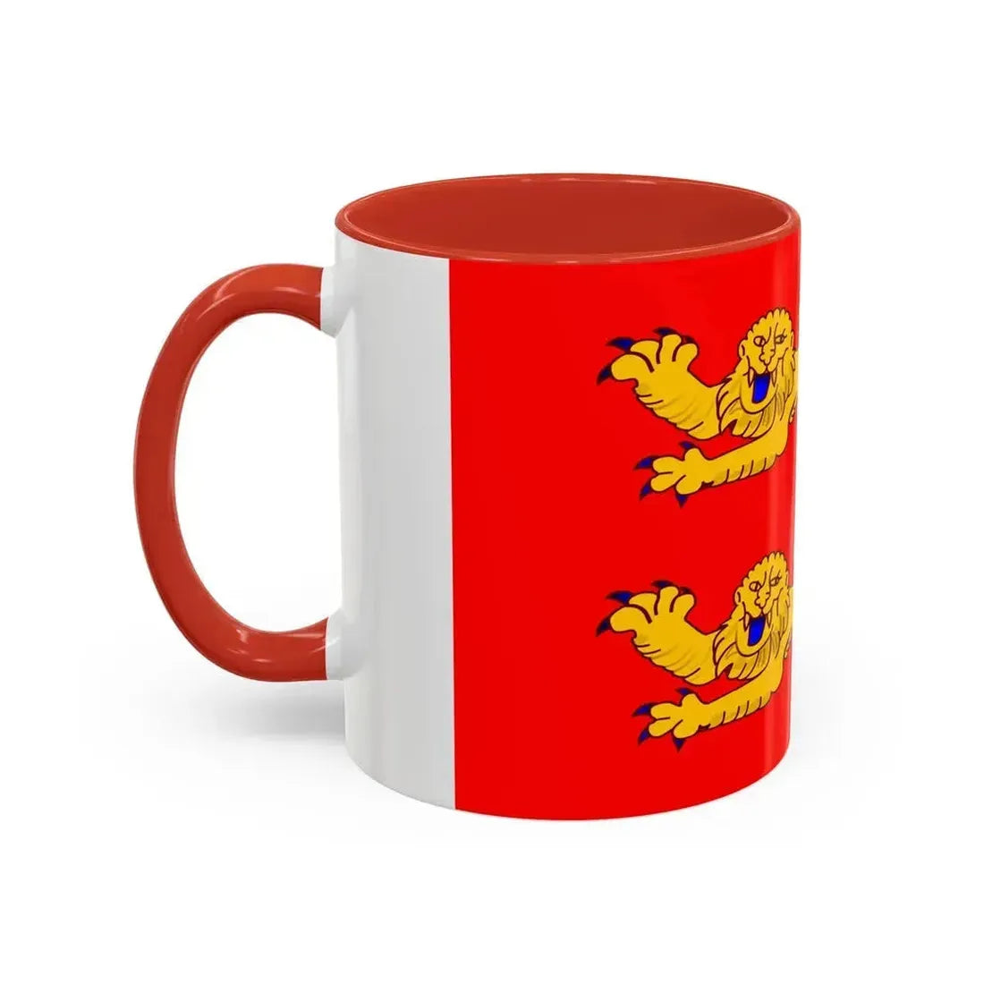 Flag of Lower Normandy France - Accent Coffee Mug - Go Mug Yourself