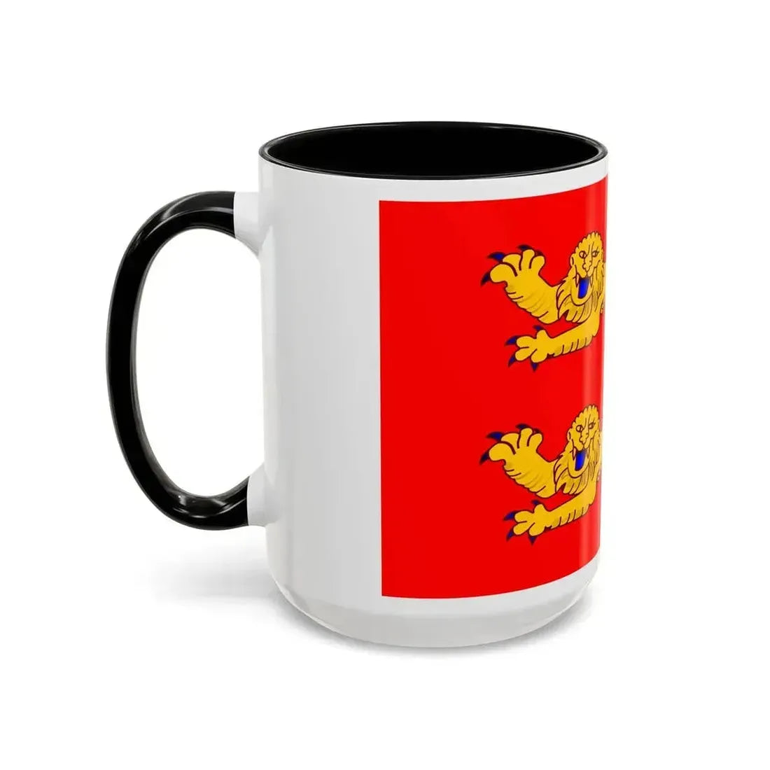 Flag of Lower Normandy France - Accent Coffee Mug - Go Mug Yourself