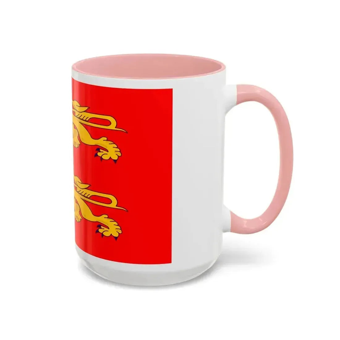 Flag of Lower Normandy France - Accent Coffee Mug - Go Mug Yourself