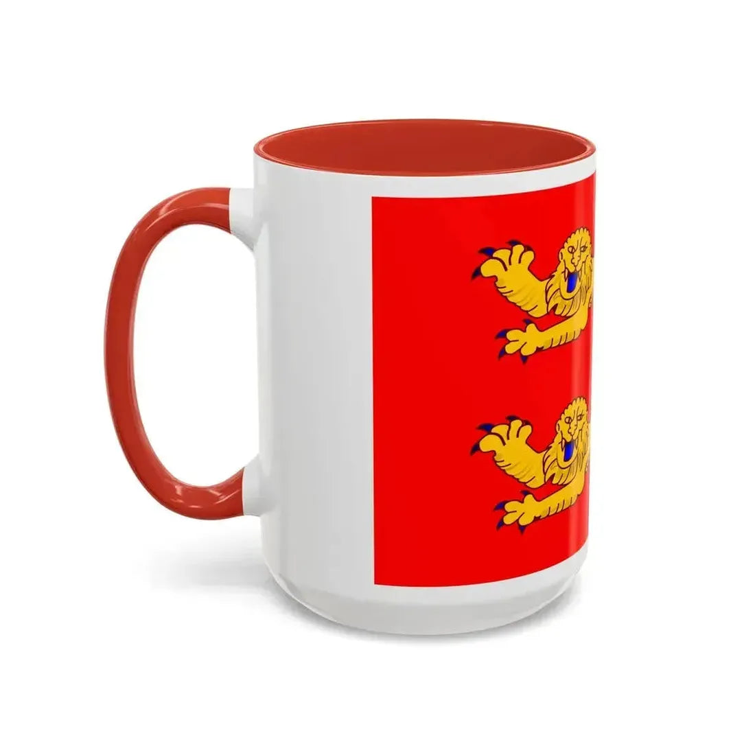 Flag of Lower Normandy France - Accent Coffee Mug - Go Mug Yourself