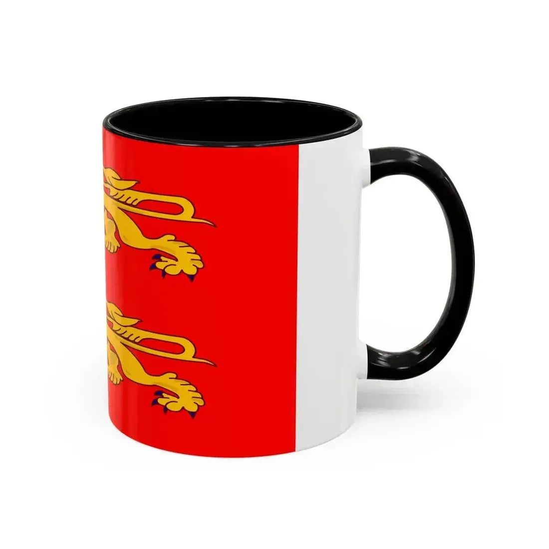 Flag of Lower Normandy France - Accent Coffee Mug - Go Mug Yourself