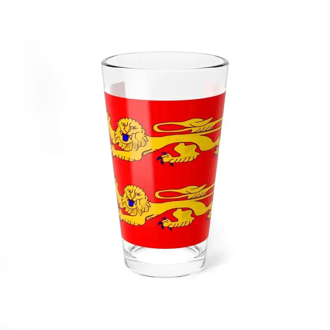 Flag of Lower Normandy France - Pint Glass 16oz 16oz - Go Mug Yourself