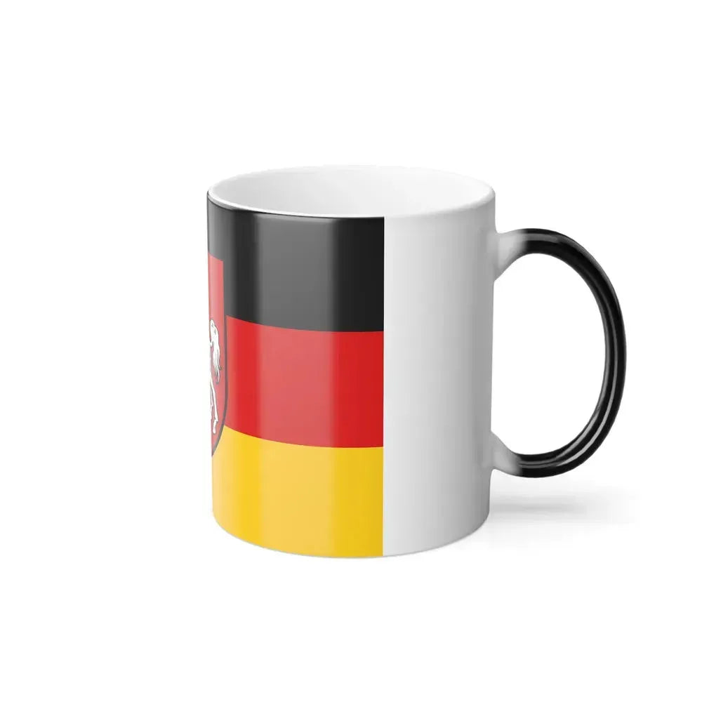 Flag of Lower Saxony Germany - Color Changing Coffee Mug - Go Mug Yourself