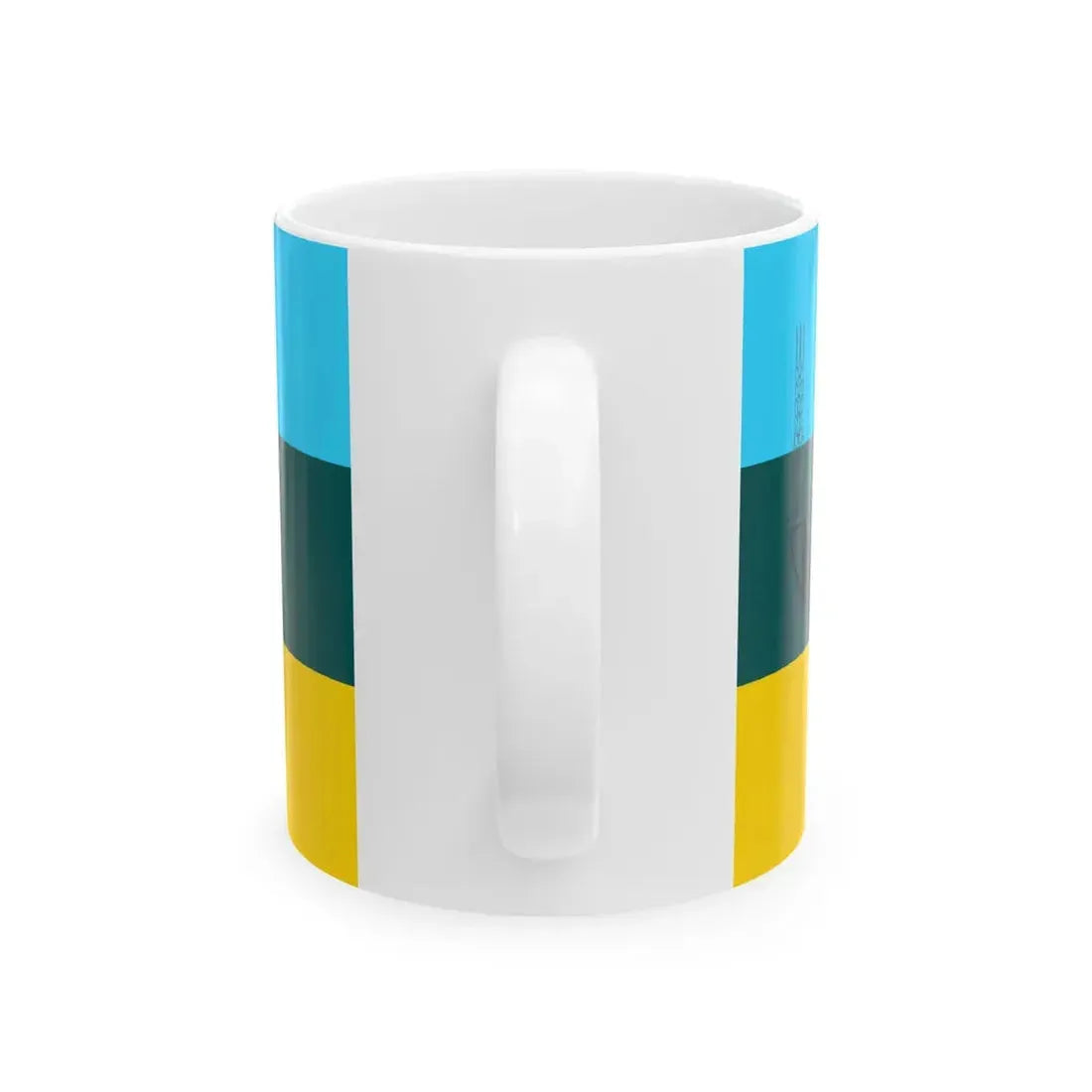 Flag of Lozovo Municipality North Macedonia (North Macedonia) White Coffee Mug - Go Mug Yourself