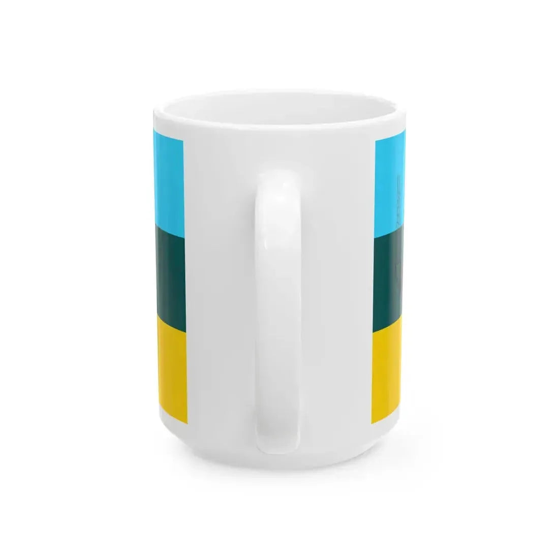 Flag of Lozovo Municipality North Macedonia (North Macedonia) White Coffee Mug - Go Mug Yourself