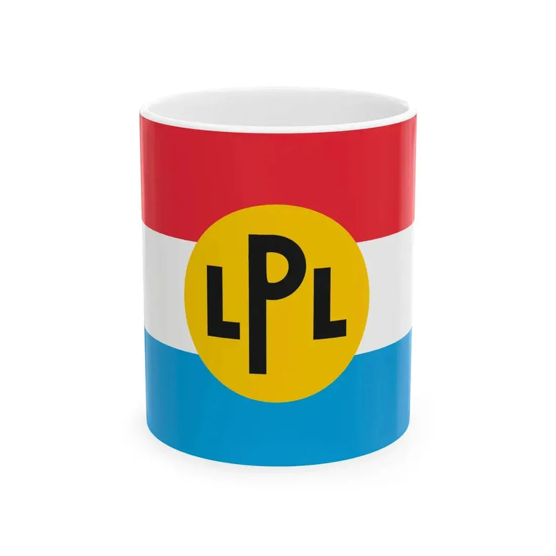 Flag of LPL (Luxembourg) White Coffee Mug 11oz - Go Mug Yourself