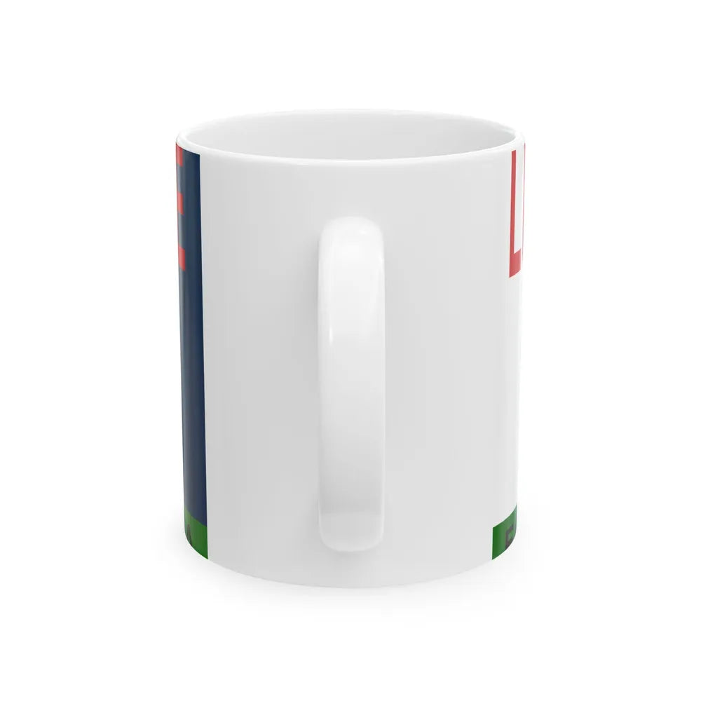 Flag of Lubec Maine (United States) White Coffee Mug - Go Mug Yourself