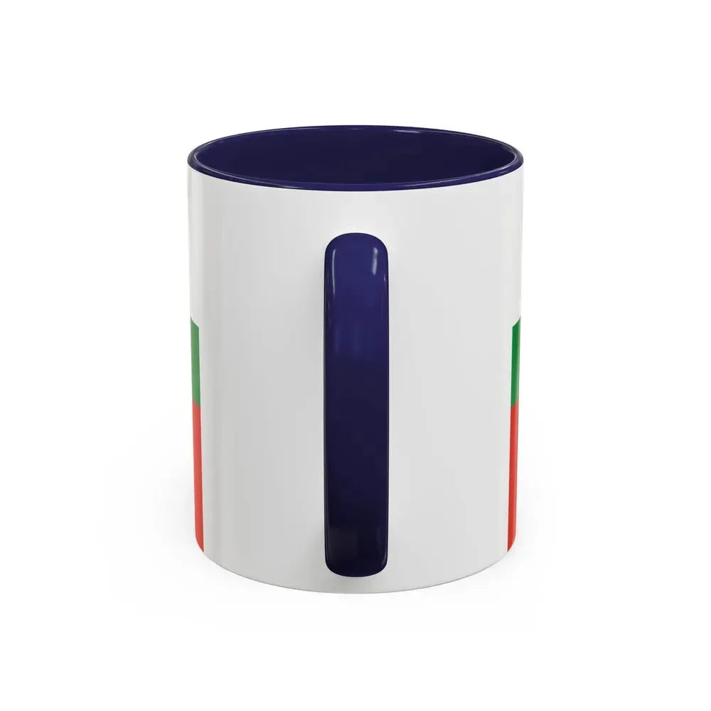 Flag of Lublin Poland - Accent Coffee Mug - Go Mug Yourself