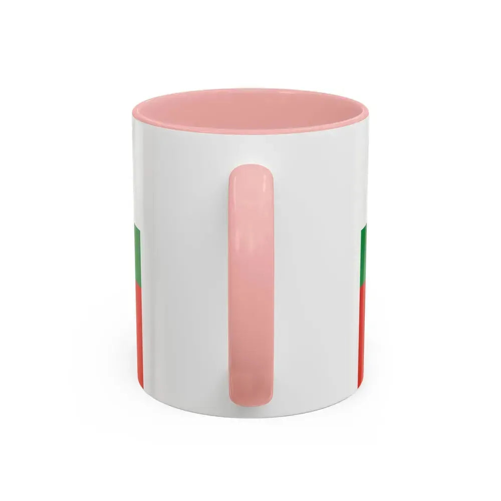 Flag of Lublin Poland - Accent Coffee Mug - Go Mug Yourself