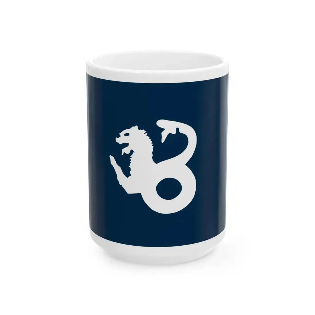 Flag of Lucania (Italy) White Coffee Mug 15oz - Go Mug Yourself