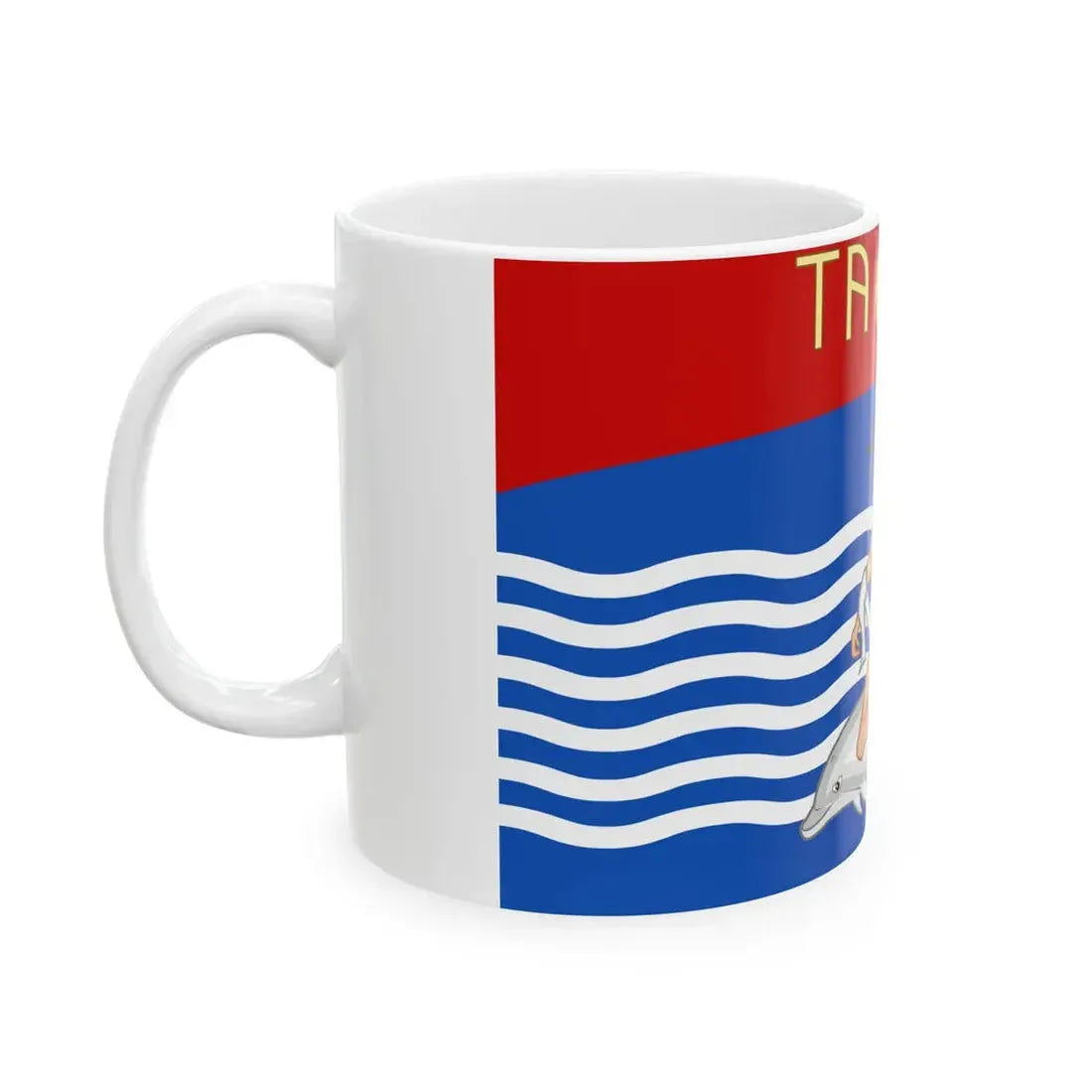Flag of Lucanian Taranto (Italy) White Coffee Mug - Go Mug Yourself